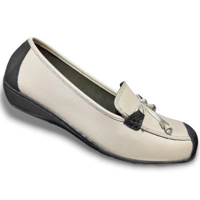 Romulo Casual Cuero Plata Mujer Ref 2401